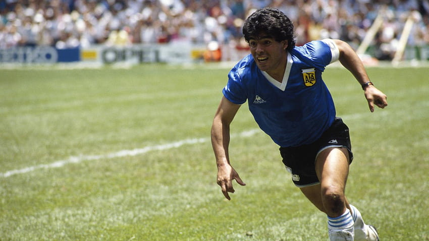 A história por trás da camisa que Diego Maradona usou há 30 anos para o gol “Mão de Deus”, diego maradona mão de deus papel de parede HD
