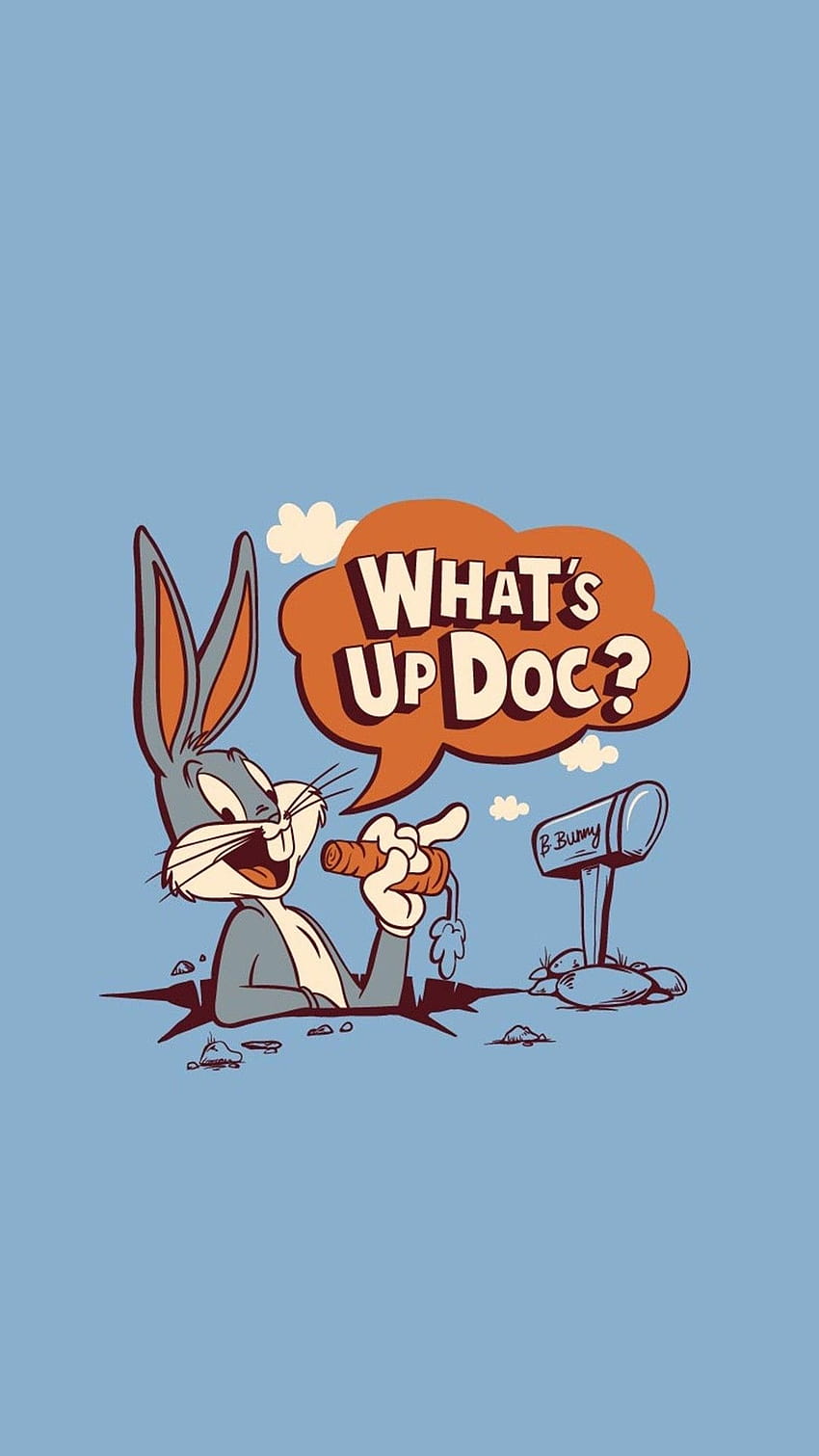 Bugs Bunny เพลงลูนนี่วินเทจ วอลล์เปเปอร์โทรศัพท์ HD