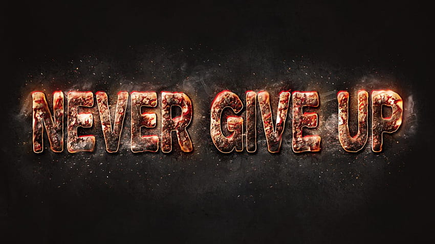 Never give up abstracto texto, i give up HD wallpaper