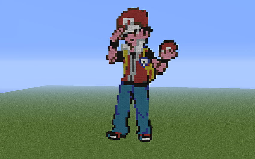 Pokemon trainer red Minecraft Skins