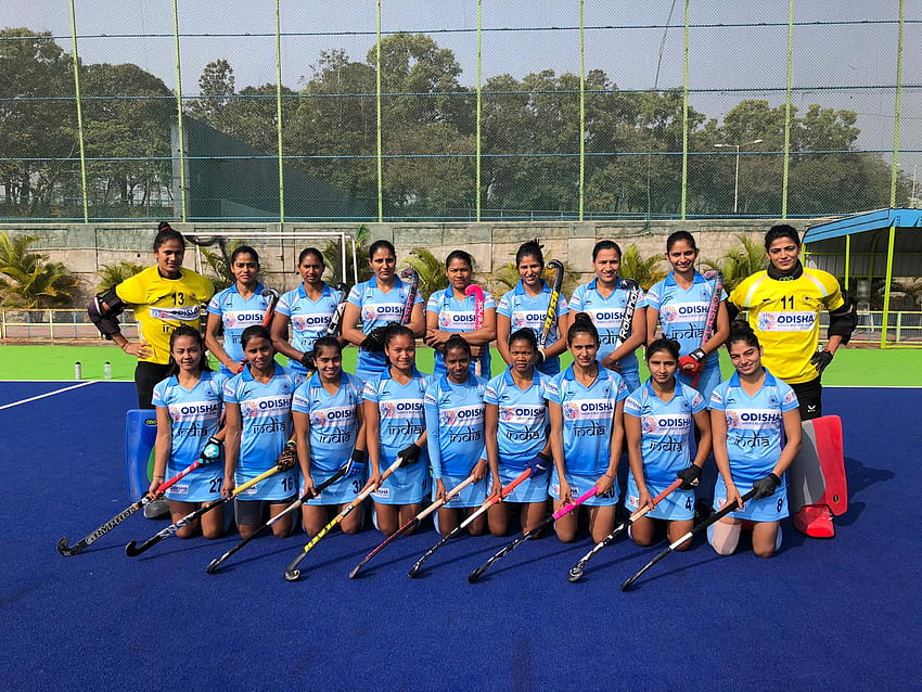 Hockey India names 18, indian women hockey team HD wallpaper