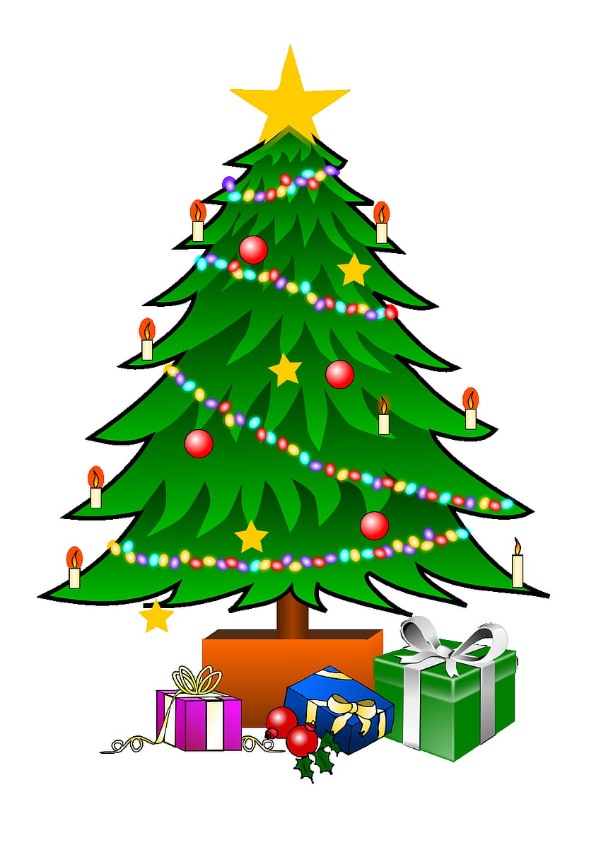 Christmas Tree SVG, Christmas Clip Art Graphic by yulnniya · Creative  Fabrica