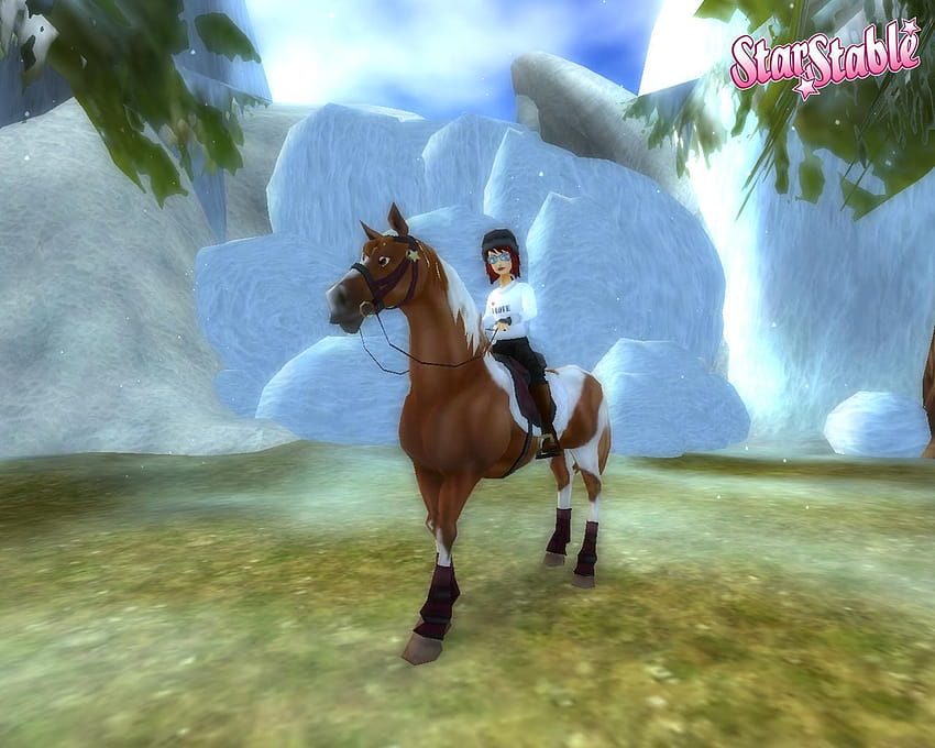 Star stable in the winter HD wallpaper