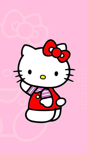 wallpaper for hello kitty all pink lock screen｜TikTok Search