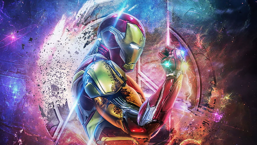 303509 Iron Man, Infinity Stones, Avengers Endgame HD тапет