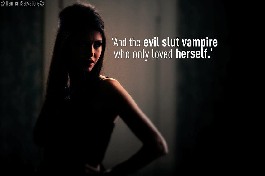 Katherine Pierce Evil Slut Vampire By Xxhannahsalvatorexx On Evil Vampire Hd Wallpaper Pxfuel 0021