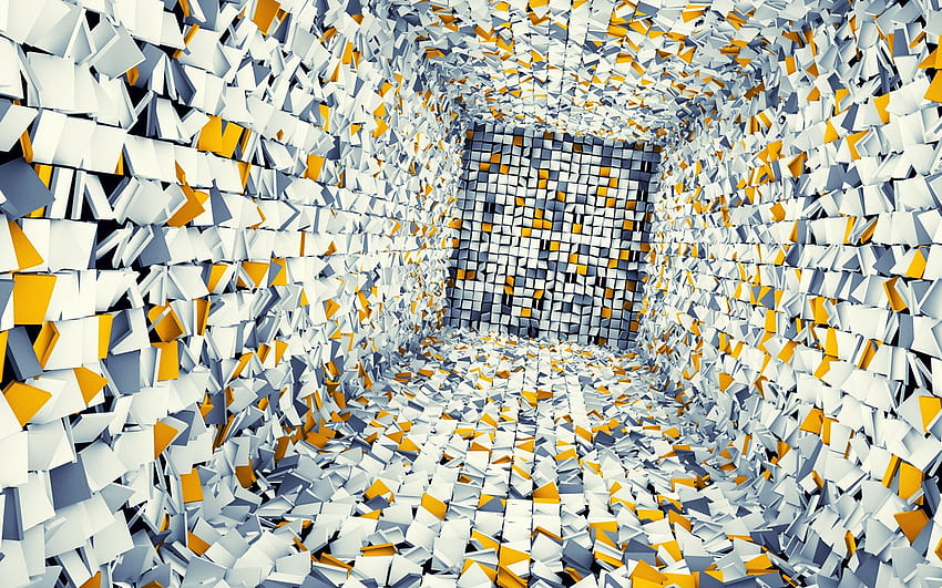 3D Colorful Puzzle 53004 HD wallpaper
