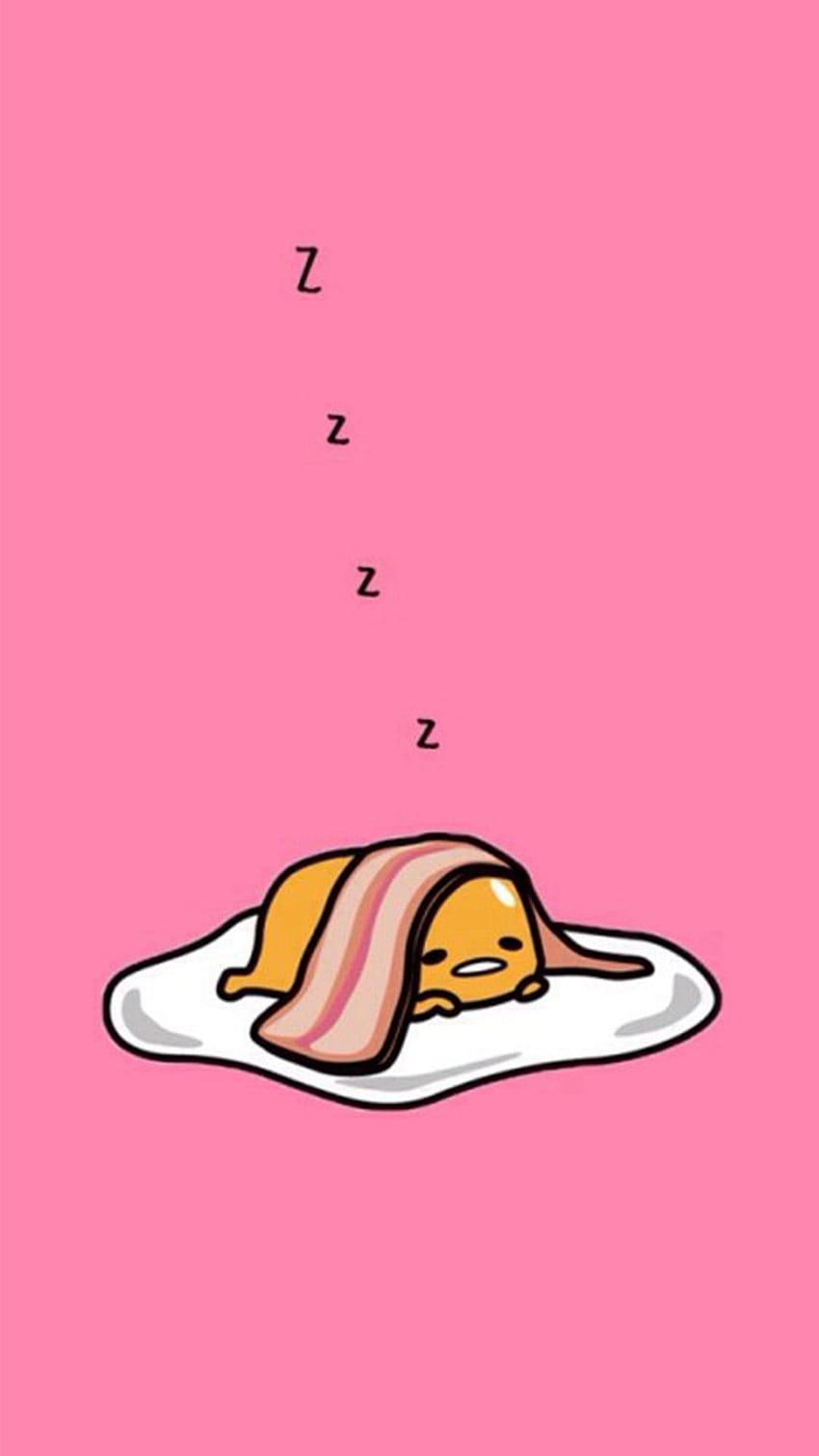 Bacon And Eggs Sleeping iPhone 8, cute eggs and bacon HD phone wallpaper
