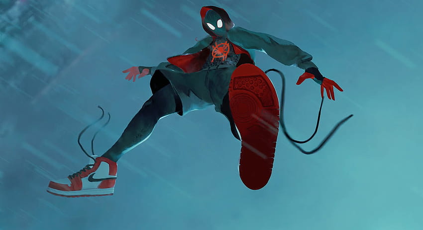 Spiderman w pajęczy werset, Spider-Man w poprzek pajęczego wersetu Tapeta HD