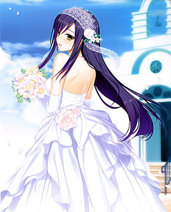 Anime girl wedding dress HD wallpapers | Pxfuel