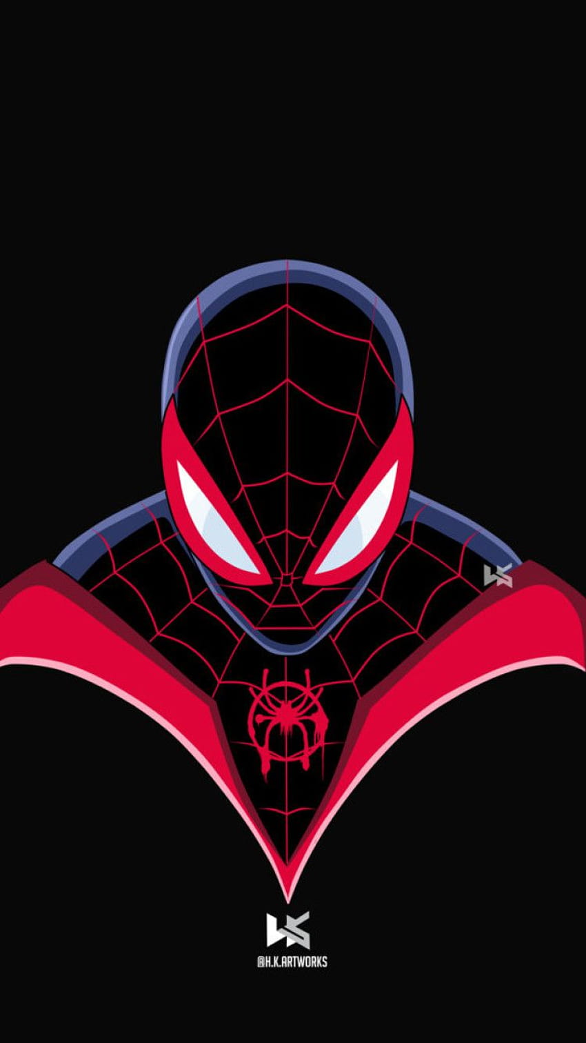 750x1334 Spiderman Miles Morales Art iPhone 6, iPhone 6S, iPhone 7, logo spider  man iphone HD phone wallpaper | Pxfuel