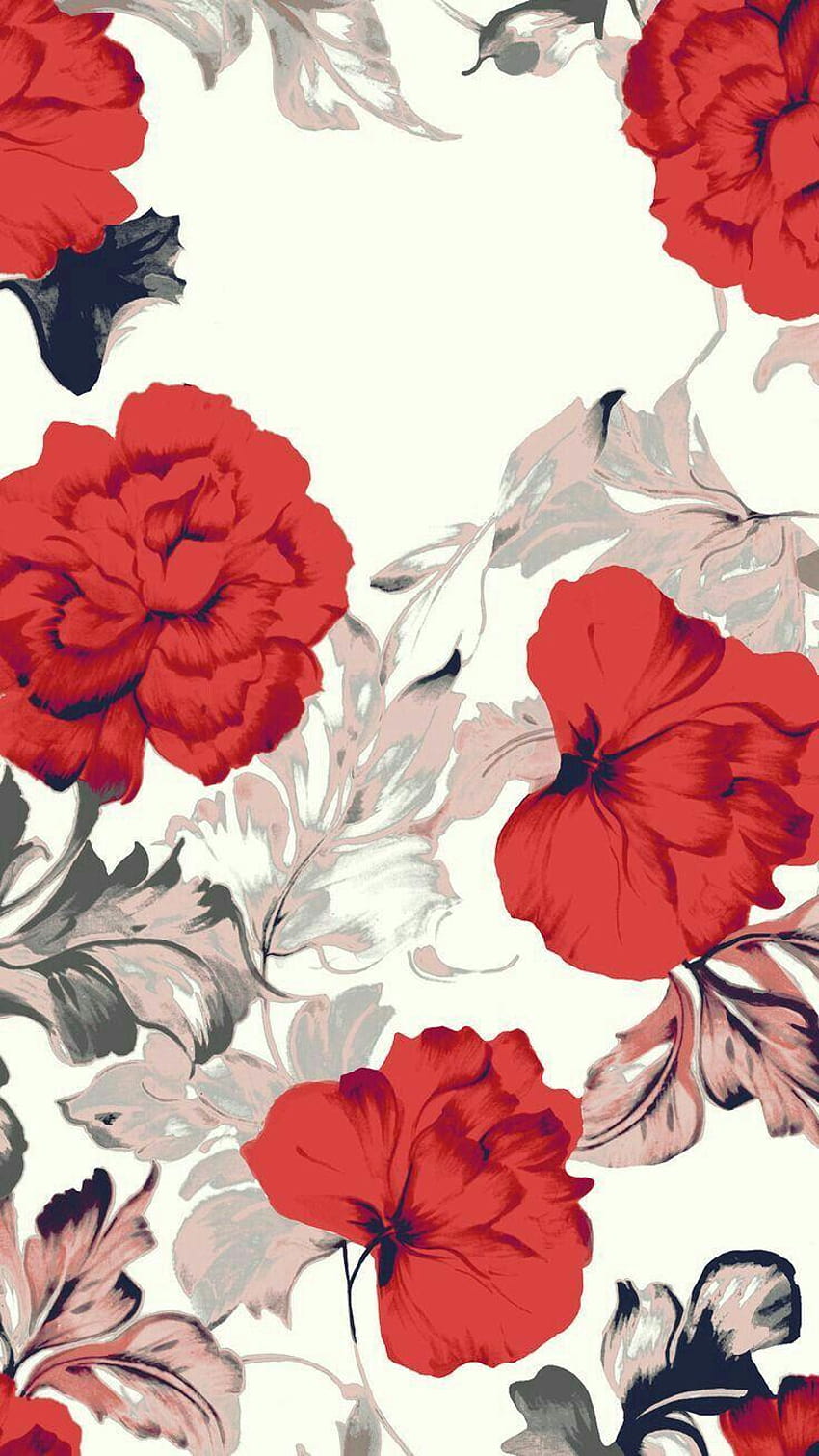 iPhone, czerwony kwiat hibiskusa Tapeta na telefon HD