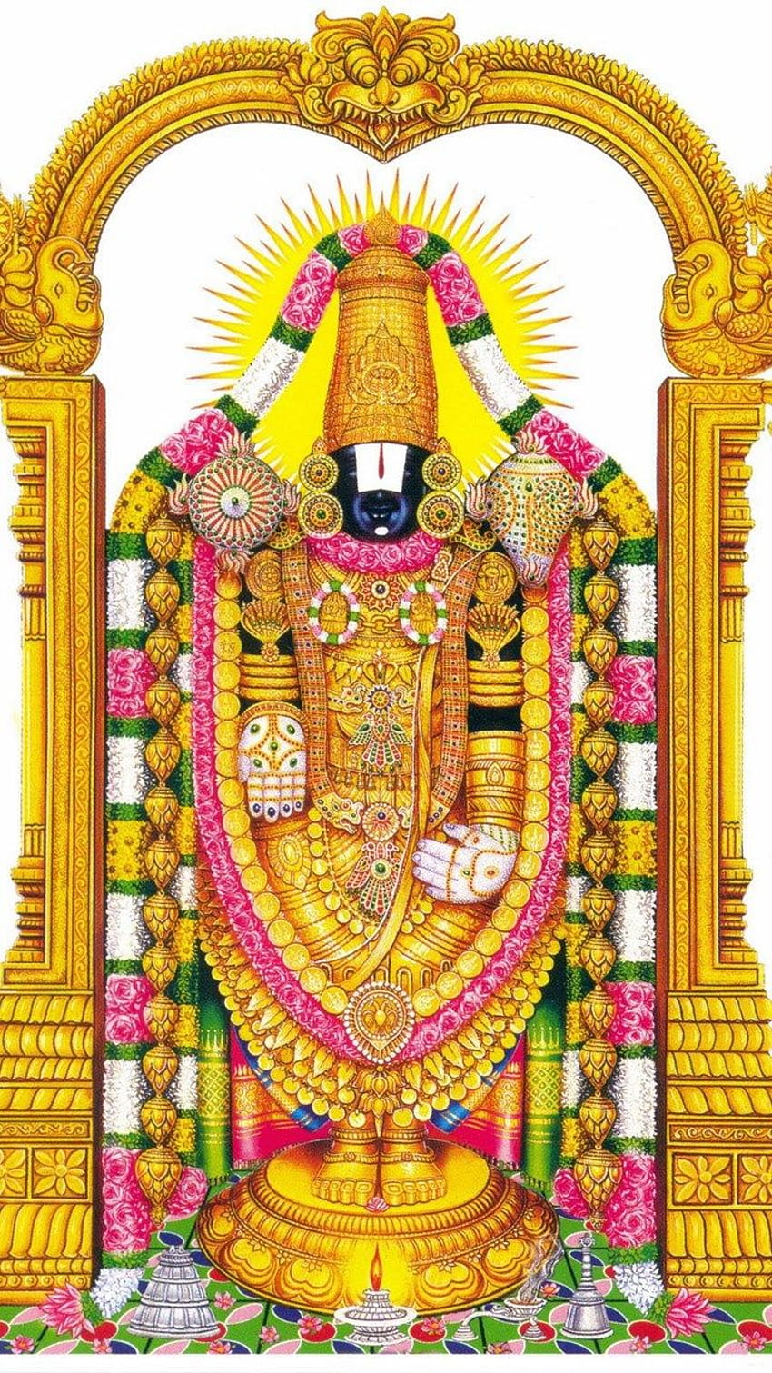 Lord Venkateswara Swamy Хубаво Красиво Красиво HD тапет за телефон