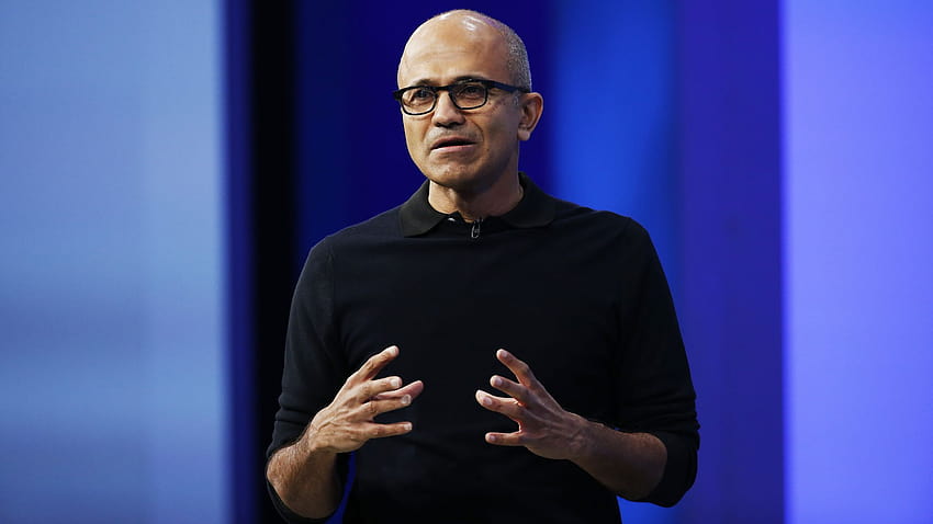 Microsoft'tan Satya Nadella bulutu yeniden düşünüyor HD duvar kağıdı