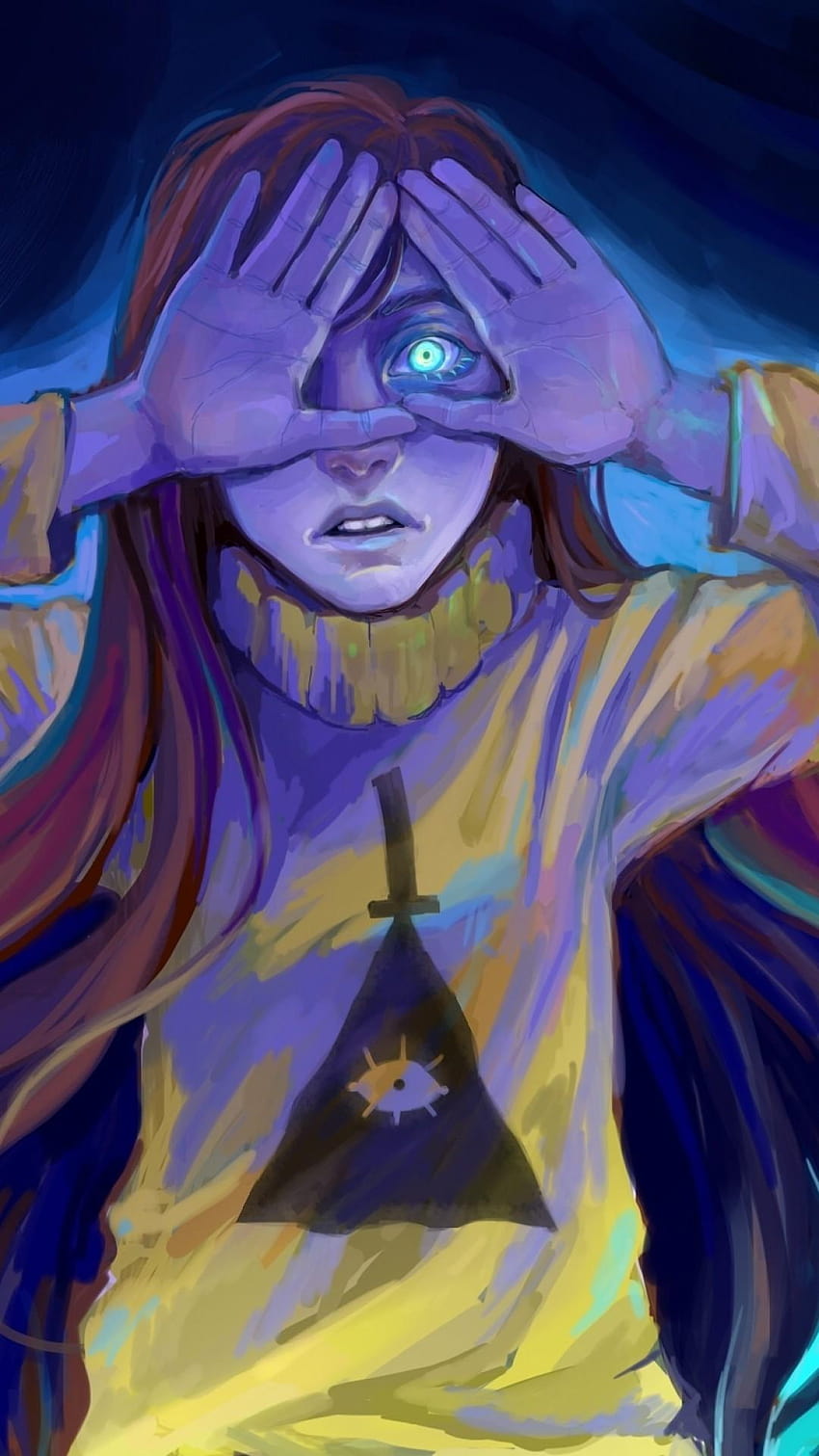 1080x1920 Fantasy Girl, Shiny Eye, Illuminati, illuminati iphone HD phone wallpaper