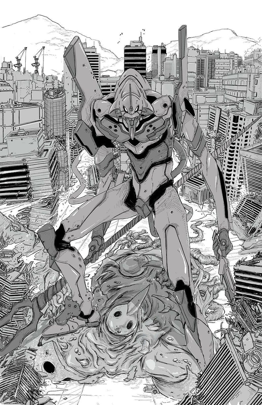 360 ide Evangelion Neon Genesis pada tahun 2021, manga evangelion wallpaper ponsel HD