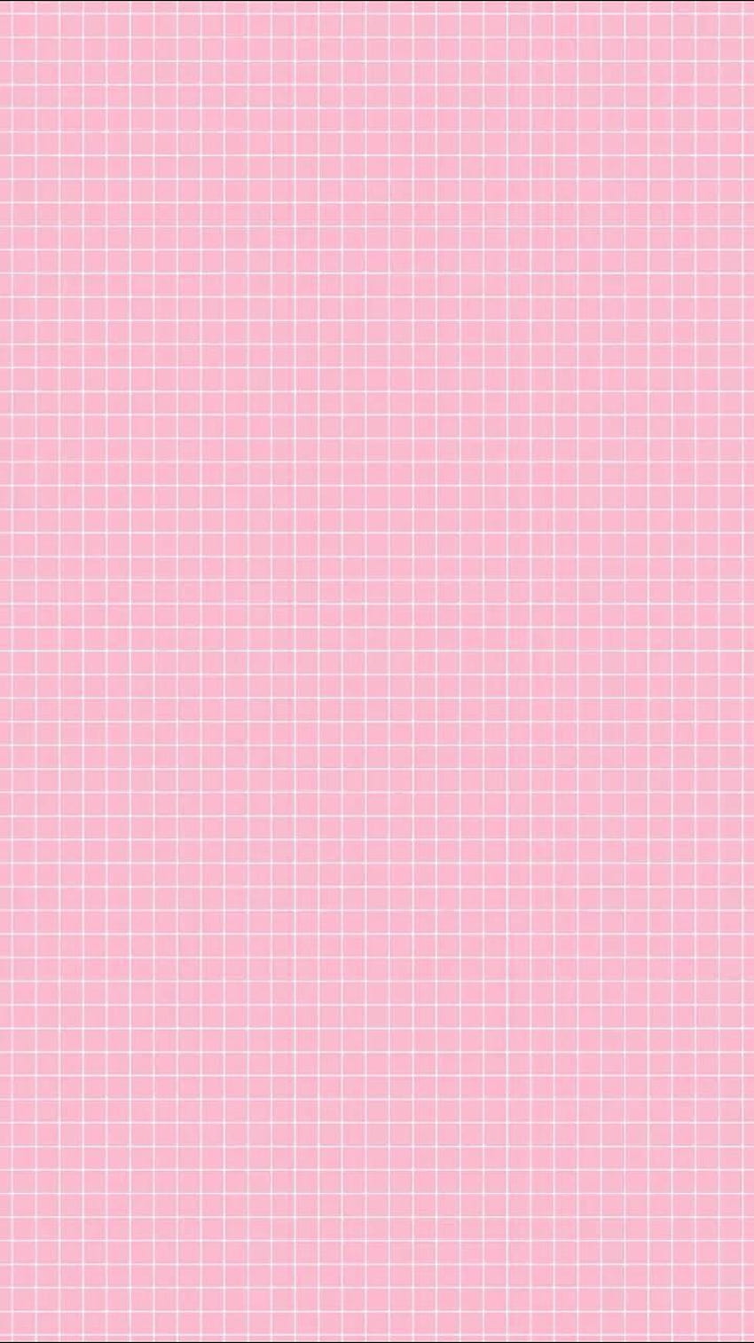 Grade estética rosa, grade rosa Papel de parede de celular HD