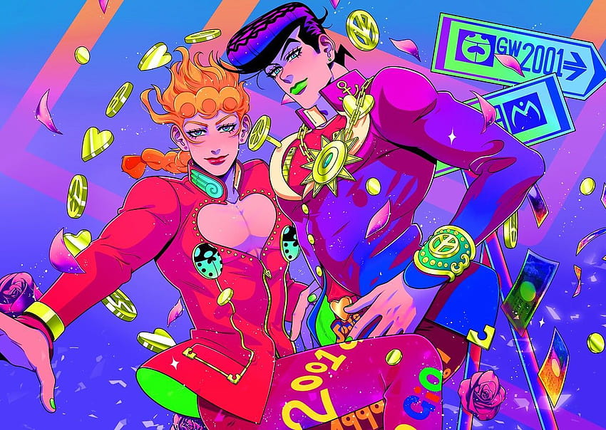 Josuke e Giorno, jjba josuke HD wallpaper | Pxfuel