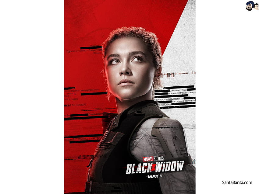 Florence Pugh en la película de superhéroes de Marvel 'Black Widow', florence pugh viuda negra fondo de pantalla