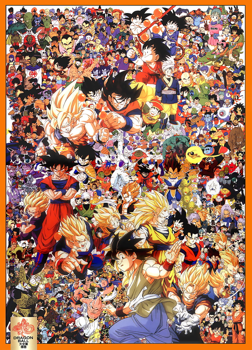 Dragon Ball Z Characters HD phone wallpaper