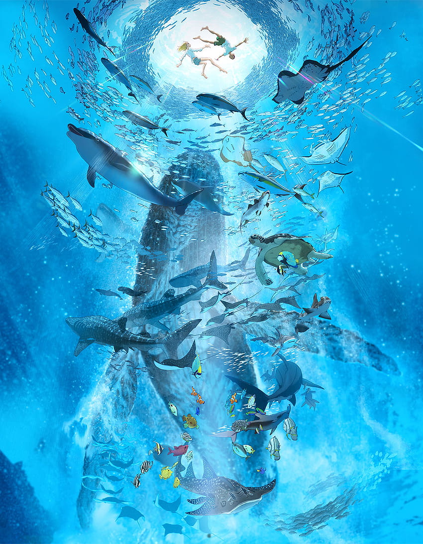 4 Anime Films Submitted for Oscars, including Makoto Shinkai's Tenki No Ko, kaijuu no kodomo HD phone wallpaper