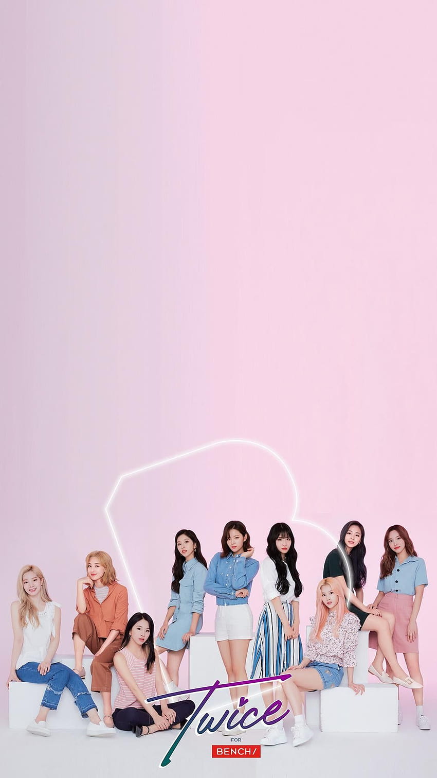 TWICE X BENCH Android 1 : Twicemedia, Twice I cant stop me HD電話の壁紙