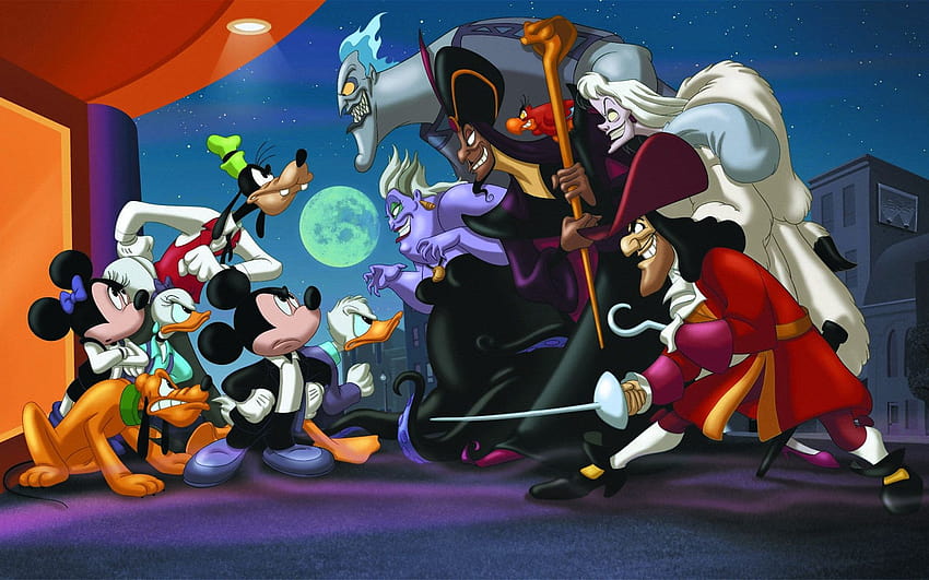 Disney, good vs evil anime HD wallpaper | Pxfuel