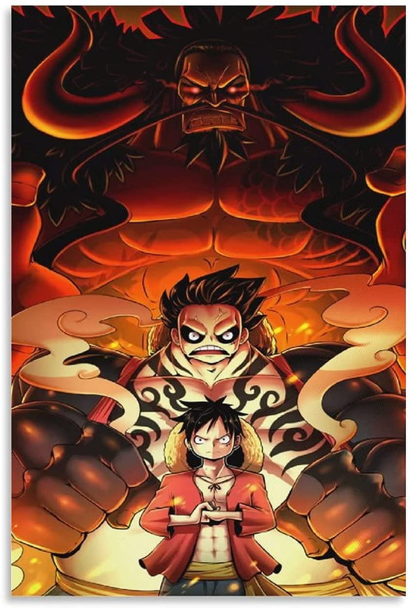 ONE PIECE Poster Red Shanks Luffy Ace Personality Anime Decorative