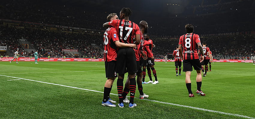 AC Milan 2, ac milan serie a campeones 2022 fondo de pantalla