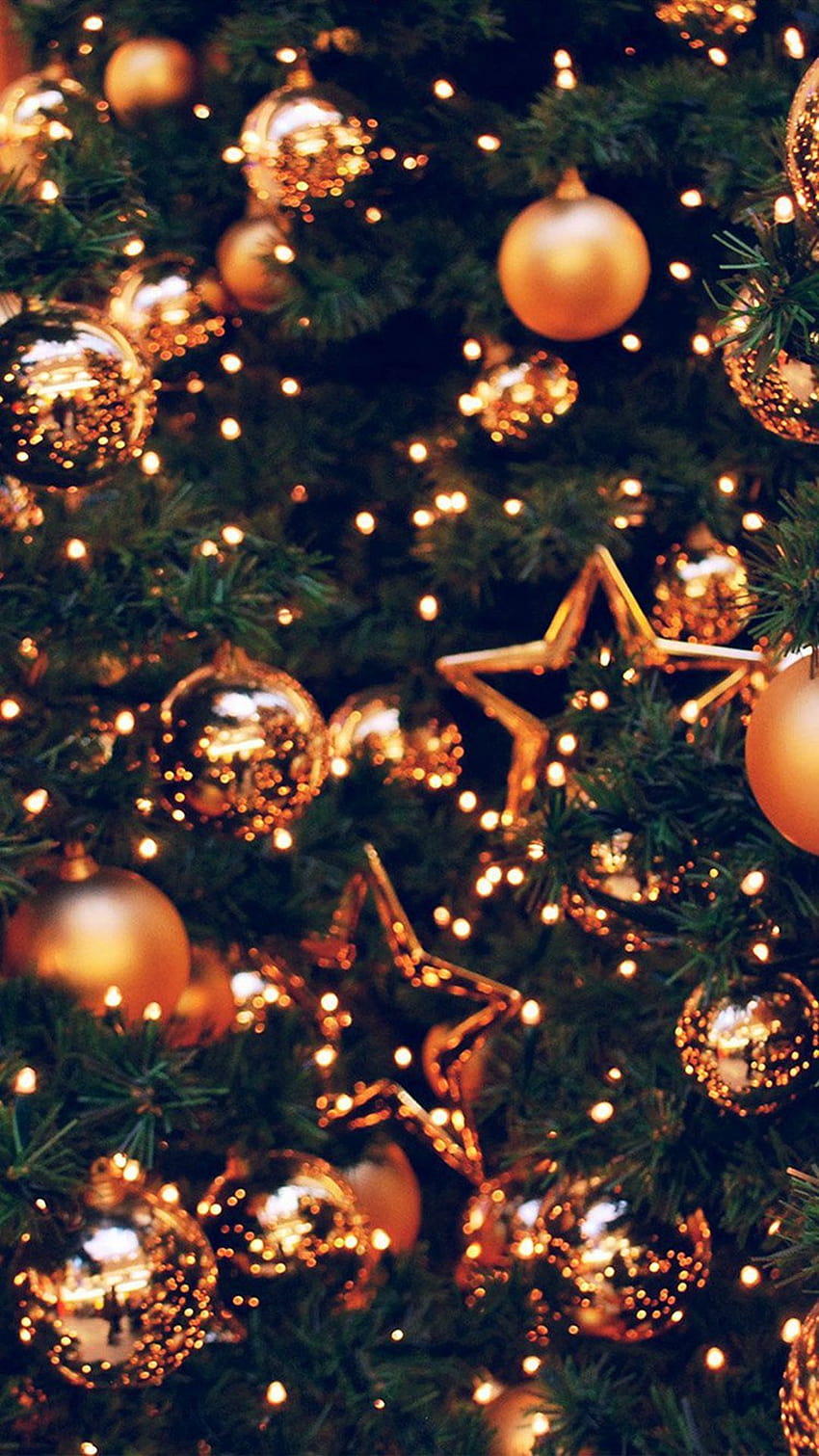 Christmas ~ Kecbio, rosegold christmas HD phone wallpaper