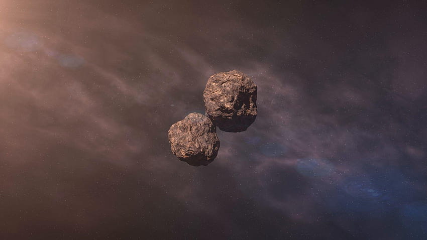 Ultima Thule or 2014 MU69, NASA New Horizons target, floating in the HD wallpaper
