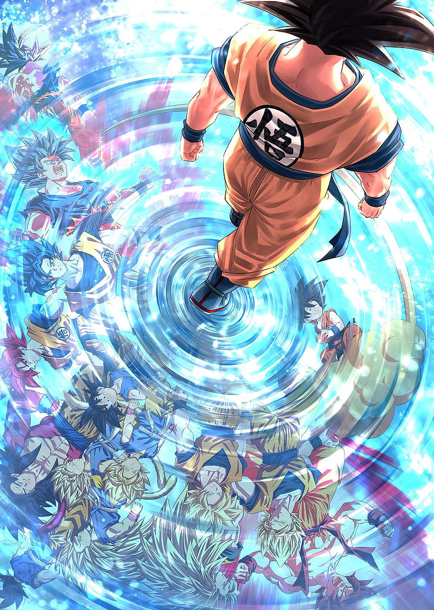 Évolution de Goku par mattari_illust : dbz Fond d'écran de téléphone HD