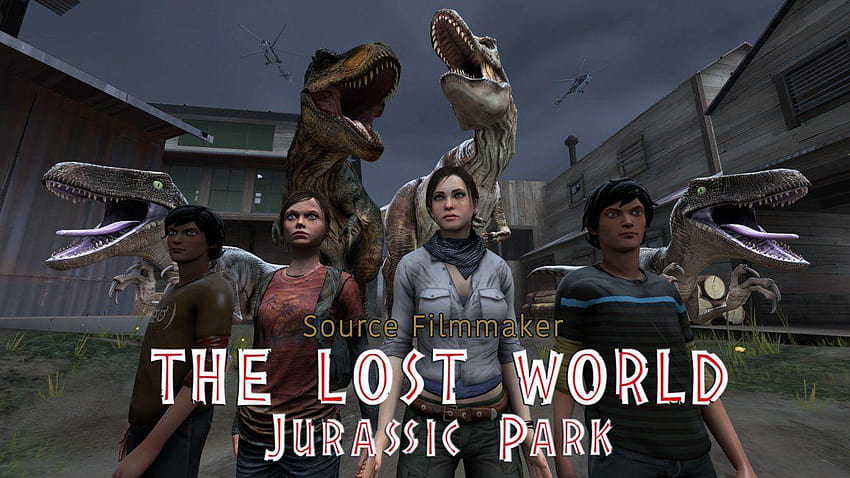 SFM Lost World Jurassic Park autorstwa dominator2001, zagubiony światowy park jurajski Tapeta HD
