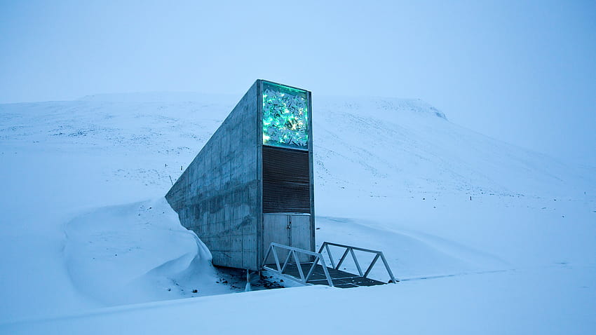 Svalbard Global Seed Vault HD wallpaper