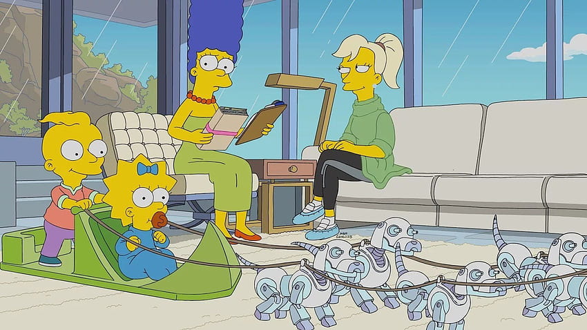 Die Simpsons Staffel 31 Folge 18 Rezension: Die unglaubliche Leichtigkeit, ein Baby zu sein HD-Hintergrundbild