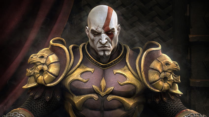 Kratos, Kriegsgott, Thron, , Spiele, Kriegsgott 2 HD-Hintergrundbild