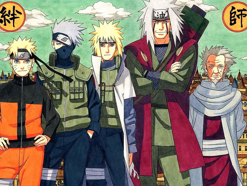 2048x1536 Naruto, Kakashi, Jiraiya, Minato, Sandaime, Naruto-Jiraiya HD-Hintergrundbild