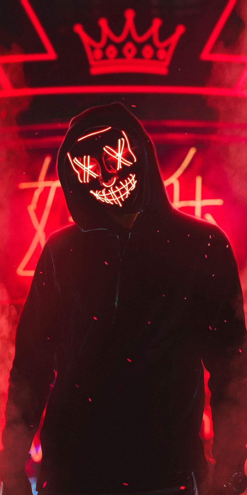 1080x2160 Neon Mask Guy One Plus 5thonor 7xhonor View 10lg Q6