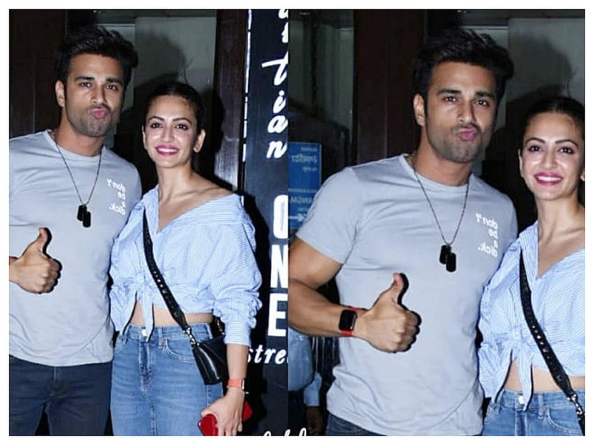 : Rumoured lovebirds Pulkit Samrat and Kriti Kharbanda snapped going out and about in the city HD wallpaper