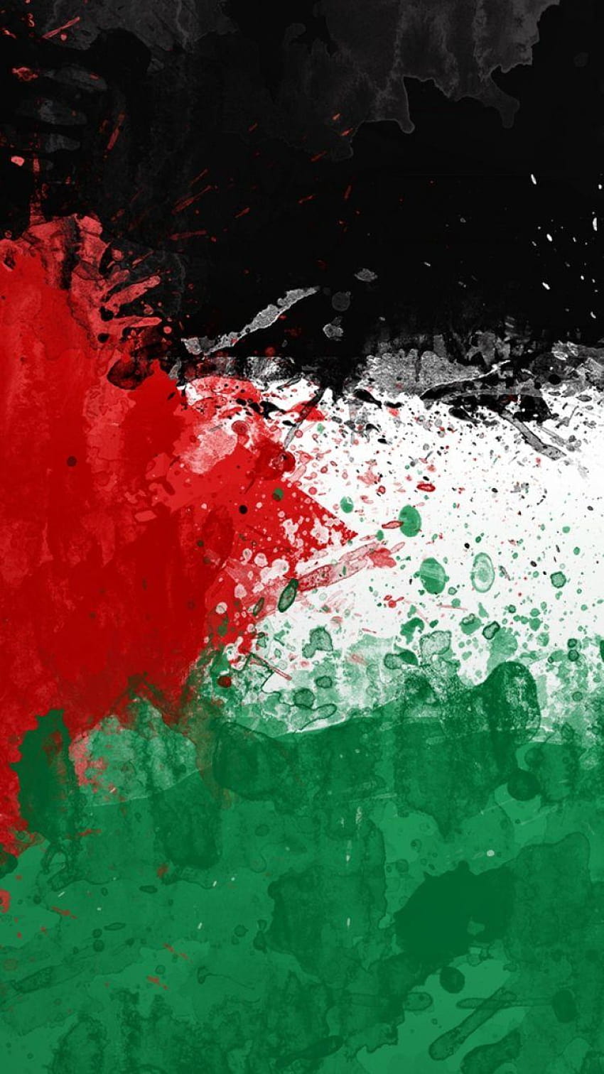 모바일 팔레스타인 국기, 나는 팔레스타인 국기를 사랑 HD 전화 배경 화면