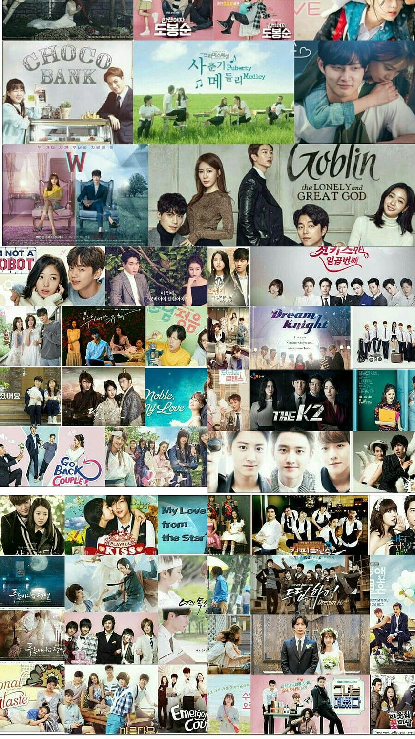 Kdrama koreanische Drama-Collage HD-Handy-Hintergrundbild