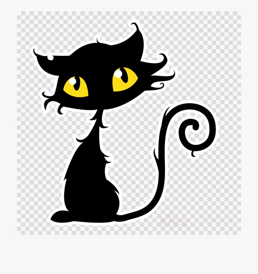 새끼 고양이 투명 클립 아트, 검은 고양이와 할로윈 호박 HD 전화 배경 화면