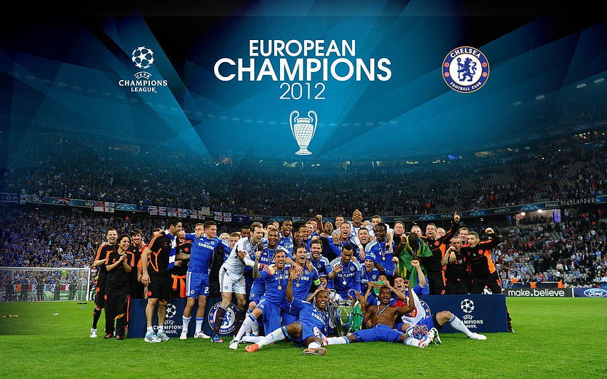 Chelsea fc Champions League, chelsea fc team squad HD wallpaper