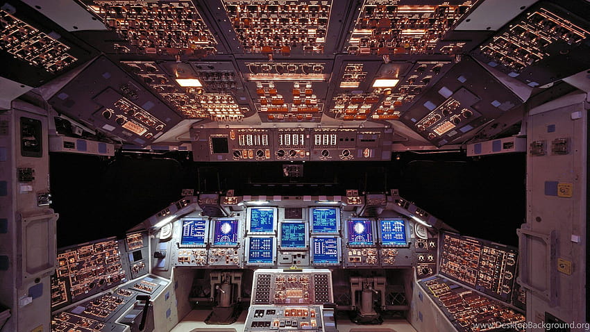de la cabina del transbordador espacial sobre s espaciales, interior del transbordador espacial fondo de pantalla