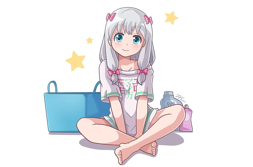 Desktop Wallpaper Sagiri Izumi White Hair Cutest Anim Vrogue Co