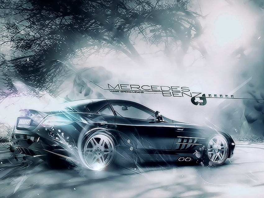 Czarne samochody, stylowy samochód Tapeta HD