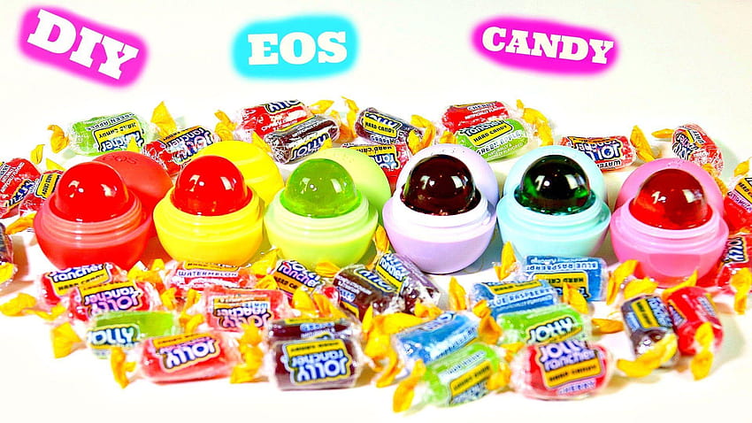 DIY EOS Jolly Ranchers Lollipops Candy Edible EOS HD wallpaper