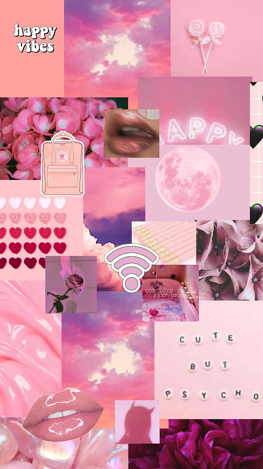 Aesthetic Pink Collage, girly collage HD phone wallpaper | Pxfuel