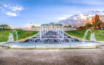 Autumn foliage, Schoenbrunn Palace, Vienna, Austria - Bing Wallpapers -  Sonu Rai