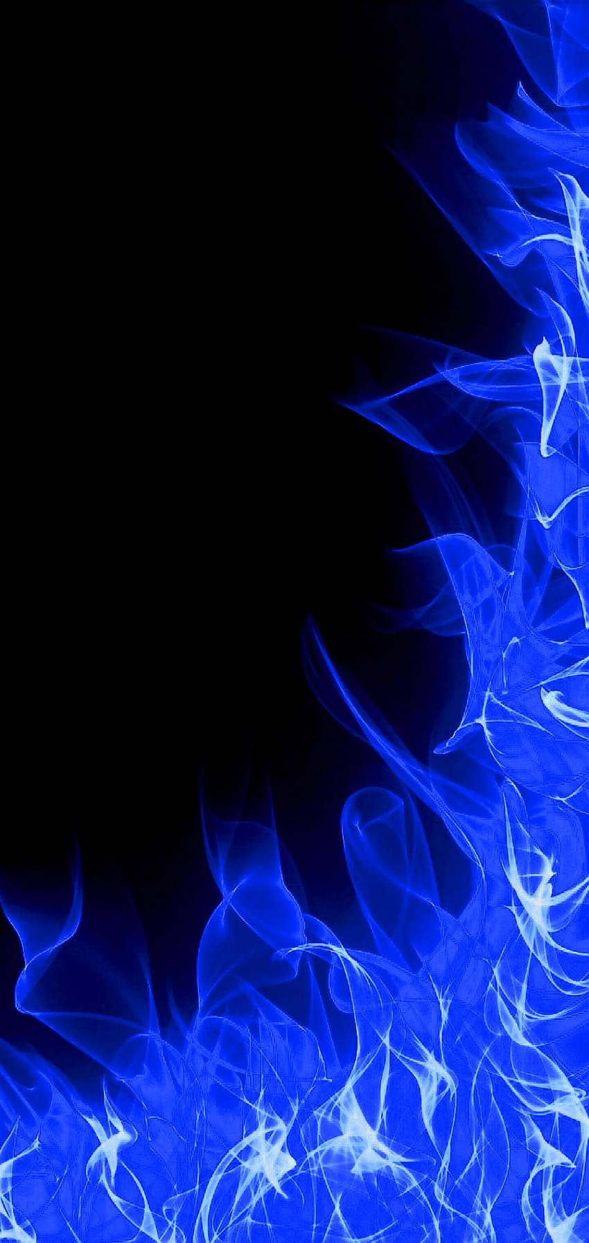 estetyka niebieskiego ognia Tapeta na telefon HD